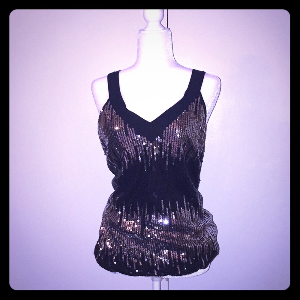 Sequin tank top
